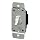 Leviton 6641-W 600W Incandescent Toggle Dimmer, Single-Pole, White