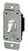 Leviton 6641-W 600W Incandescent Toggle Dimmer, Single-Pole, White