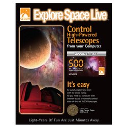 Slooh Telescope 500 Minute Mission Card by Slooh