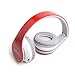 Beyution Wireless Built in Mic Bluetooth Headphone - Red