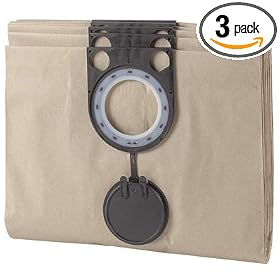 BOSCH VAC022 Heavy-Duty Bags for Dry or Wet Material 3 Pack by Bosch
