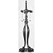 30 Inch Long-Legged Lionfoot Base/3Lt Inch S Inch Clstr Lamp Bases And Fixture Hardwa...