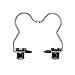 Ilyever Set of 8 Laundry Hooks Pins Boot Hanger Hold Hanging Clips Home Travel Portable