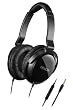 Denon AH-D310R Mobile Elite Over-Ear Headphones with 3 Button Remote and Mic (Black)