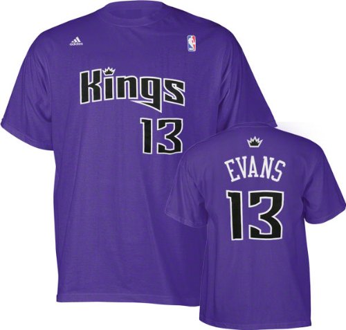 Tyreke Evans adidas Purple Name and Number Sacramento Kings T-Shirt