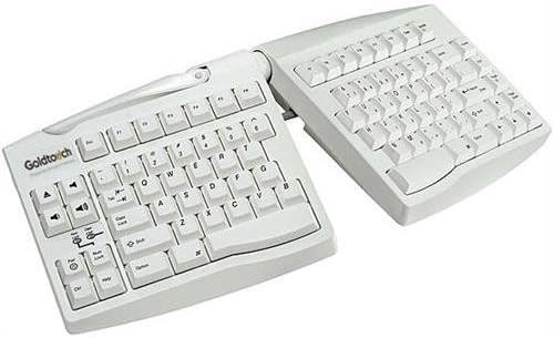 Goldtouch Adjustable USB KB White - GTU-0033