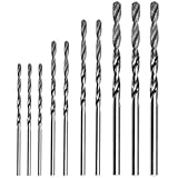 10pc Diamond Tipped Drill Bit Set - 1/16, 5/64, 3/32, 1/8 - Drill Glass Stone - Fits Dremel