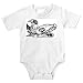 Onesie with aquatic, black and white, whale, Japan, marine, sea, fish, monster, Asia, scary