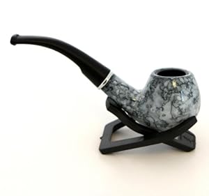 Marbleized Tobacco Smoking Durable Pipe 30*101