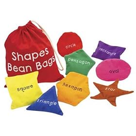 Educational Insights Shapes Bean Bags by Educational Insights