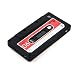 Retro Audio KASSETTE Tape f�r Apple iPhone 4 / 4S Silikonh�lle in SCHWARZ von kwmobile