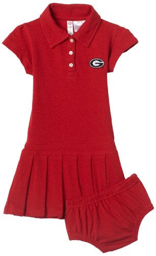 Garb NCAA Georgia Bulldogs  Caroline Infant Dress (18 month, Red)