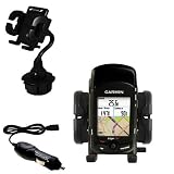 Garmin Edge 705 Auto Cup Holder with Car Charger - Uses Gomadic TipExchange