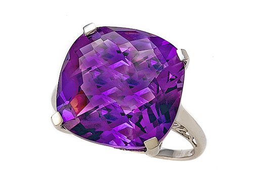 10.30 cttw Genuine Amethyst Ring by Effy Collection® LIFETIME WARRANTY