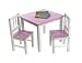 Lipper International 513PK Child's Table and 2-Chair Set, Pink and White