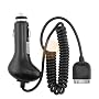 Black Car Charger for Creative Zen Vision: M / Vision W