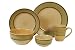 Gibson Retreat 20 pc Dinnerware Set, Green