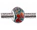 Pandora Style Charm Bead (Z69) Murano Lampwork Glass (14mm x 10mm) (fits Troll too)