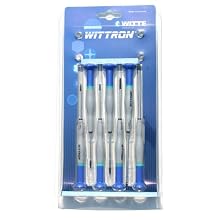 WITTE 89342  7-Piece Wittron Precision Slotted/Phillips Screwdriver Set
