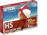 10 of TDK 8MM Cassettes 90 mins Camcorder Tapes