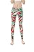 Women Leggings - Sunzel Women's Digital Print Ankle Length Footless Design Leggings Christmas Lollipops