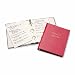 Traditional Leather Holiday Record Book, 5-1/2" X 6-3/4"