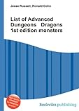 List of Advanced Dungeons Dragons 1st Edition Monsters