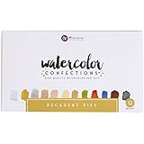 Prima Marketing Watercolor Confections: Decadent Pies