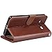 Grand Prime Case, Arae Samsung Galaxy Grand Prime wallet case,[Wrist Strap] Flip Folio [Kickstand Feature] PU leather wallet case with ID&Credit Card Pockets For Samsung Galaxy Grand Prime (Brown)