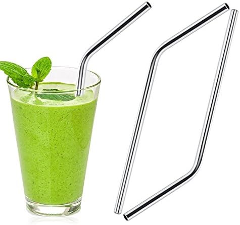 Stainless Steel Drinking Straws with Cleaning Brush Included (4)