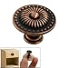 Amico Hardware Flower Pull Knob Handle Copper Tone for Drawer Cupboard