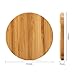 Qi Wireless Charger, GMYLE Wood Series Ultra-Slim Qi Charging Pad for Samsung Galaxy S7 / S6 / Edge / Plus, Note 5, Nexus and all Qi-Enabled Devices - Bamboo