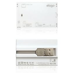ELAGO All In One (14-in-1) USB Card Reader (EL-RD-003 ,White)