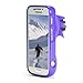 GMYLE(R Purple TPU Protective Soft Case with Camera Lens Cover for Samsung Galaxy S4 Zoom SM-C1010, SM-C102