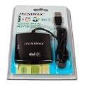 Lector USB de DNI Electr�nico y SIM Tel�fono, Negro