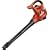 Black & Decker LH5000 12 Amp Variable Speed Electric Leaf Hog Blower / Vacuum With Zipper-Less Leaf Bag