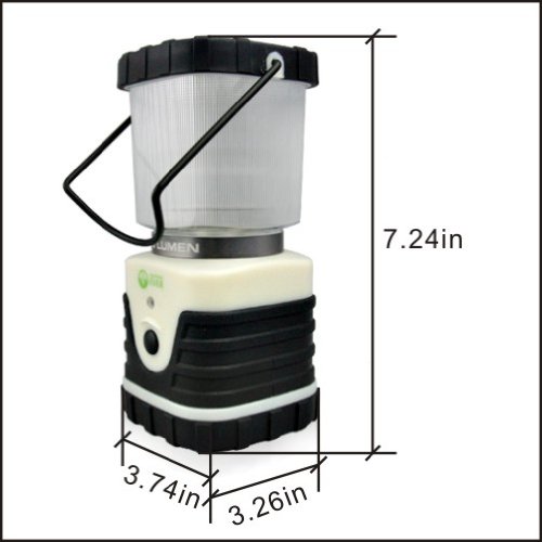 Lighting EVER® Lanterne LED, Ultra brillant 300lm, pour maison, jardin et lanternes de Campement