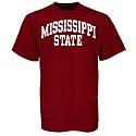Mississippi State Bulldogs Maroon Arch Logo T-shirt
