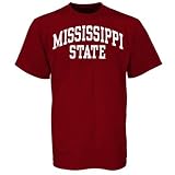 Mississippi State Bulldogs Maroon Arch Logo T-shirt