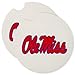 NCAA Ole Miss Rebels Absorbent Car Coaster - Pack Of 2