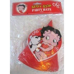 Betty Boop Vintage Cone Hats (8ct)