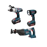 Bosch CPK30-36 36-Volt Reciprocating Saw/Hammer Drill Driver/Flashlight Combo