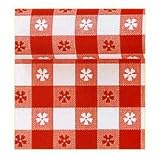 Gingham Check Red Tableroll by Arkansas Flag and Banner
