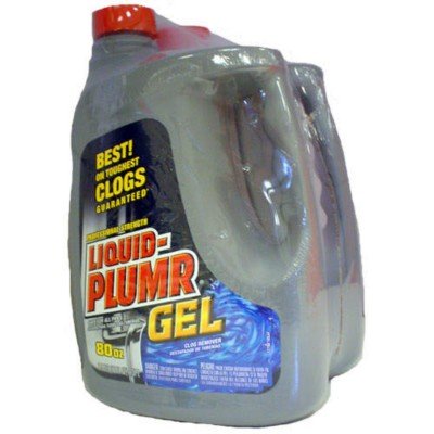 Liquid-Plumr Gel Clog Remover - 2/80 oz. jugs