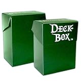 (1) One Deck Box - Ultra-PRO Solid Color Deck Box: Green (Dark Green)