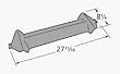 MCM 92731 Porcelain Steel Heat Plate, Tent Grate