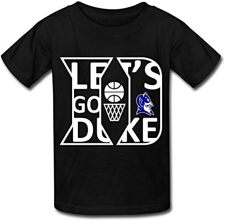 M07H Children T-shirt Let's Go Duke University 2016 Black Size M