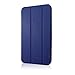 Infiland Tri-Fold Ultra Slim Shell Leather Case Fit Stand Cover For ASUS MeMO Pad 7 ME170CX / ASUS MeMO Pad 7 ME170C / ASUS Fonepad 7 FE170CG 7-Inch Tablet, Navy