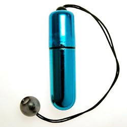 5 Speed Wireless Waterproof Blue Metallic Bullet Vibrator