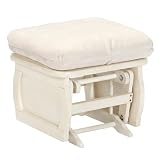 Brooks Furniture Glider Ottoman - Antique White/ Shell